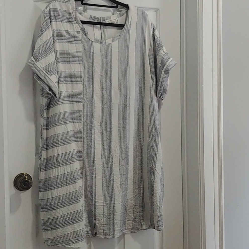 Striped Sheath Dress